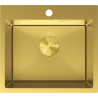 Mexen Solix plieninė vienos kameros plautuvė 500 x 450 mm, auksinė - 6402501000-55