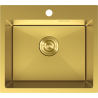 Mexen Solix plieninė vienos kameros plautuvė 500 x 450 mm, auksinė - 6402501000-55