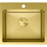 Mexen Solix nerūdijančio plieno vienos kameros plautuvė 500 x 450 mm, auksinė HC - 6402501000-55HC
