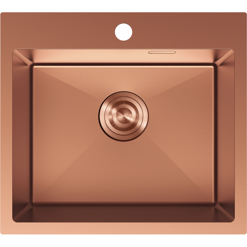 Mexen Solix plieninė vienos dalies plautuvė 500 x 450 mm, varis - 6402501000-65
