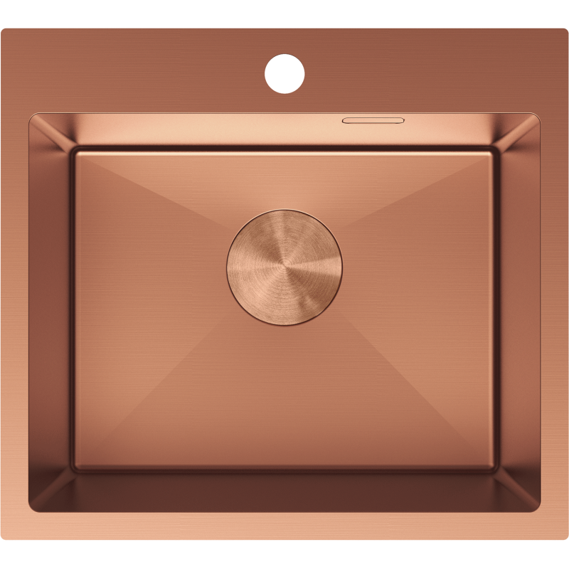 Mexen Solix plieninė vienos dalies plautuvė 500 x 450 mm, varis - 6402501000-65