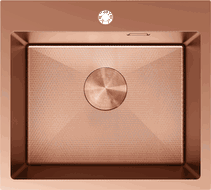 Mexen Solix plieninė kriauklė 1-skyrius 500 x 450 mm, vario HC - 6402501000-65HC