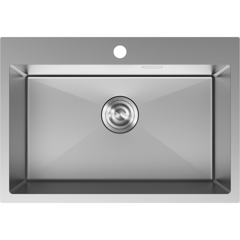 Mexen Solix plieninė viena kamera kriauklė 650 x 450 mm, inox - 6403651000-01