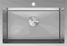 Mexen Solix plieninė viena kamera kriauklė 650 x 450 mm, inox - 6403651000-01