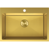 Mexen Solix plieninė vienos kameros plautuvė 650 x 450 mm, auksinė HC - 6403651000-55HC