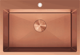 Mexen Solix plieninė vienos kameros kriauklė 650 x 450 mm, varis HC - 6403651000-65HC