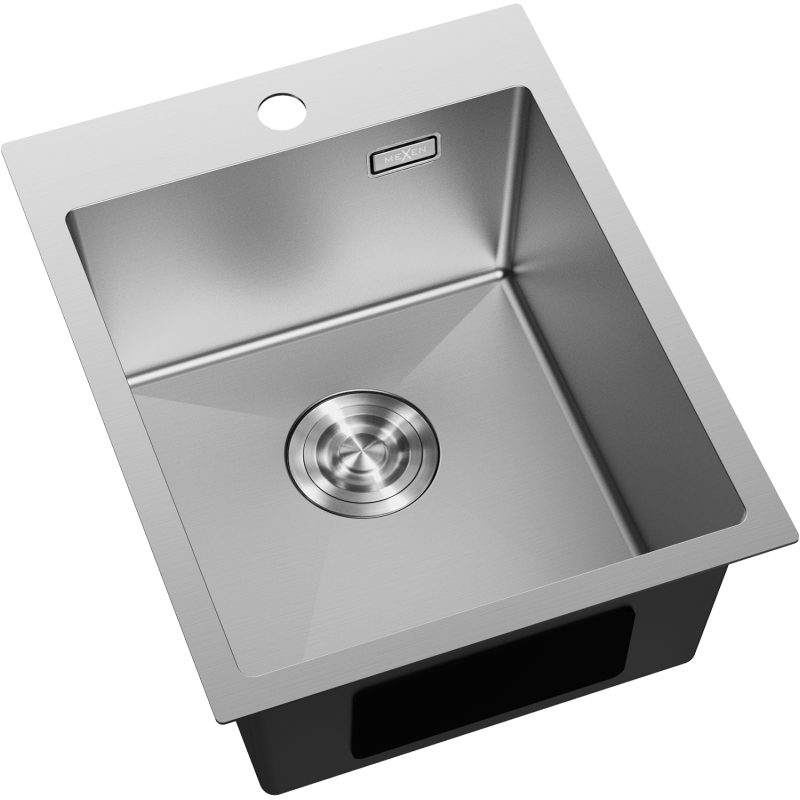 Mexen Solix plieninė kriauklė 1-kamerinė 400 x 500 mm, inox - 6406401000-01