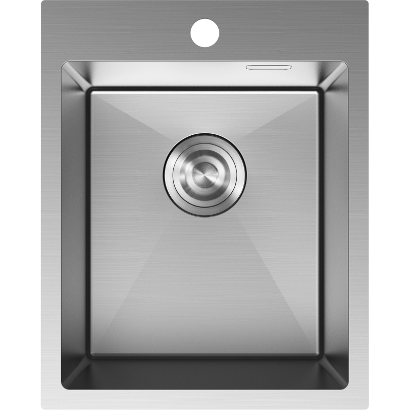 Mexen Solix plieninė kriauklė 1-kamerinė 400 x 500 mm, inox - 6406401000-01