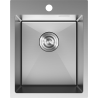 Mexen Solix plieninis kriauklė 1 skyrius 400 x 500 mm, inox - 6406401000-01