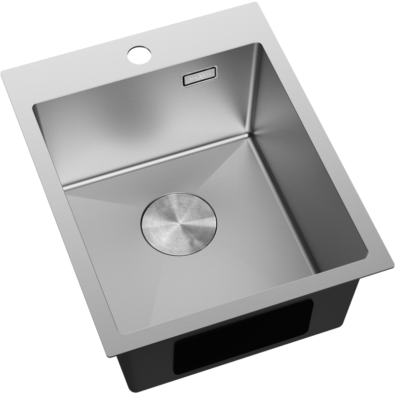 Mexen Solix plieninė kriauklė 1-kamerinė 400 x 500 mm, inox - 6406401000-01