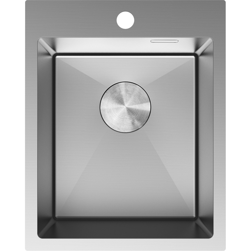 Mexen Solix plieninis kriauklė 1 skyrius 400 x 500 mm, inox - 6406401000-01