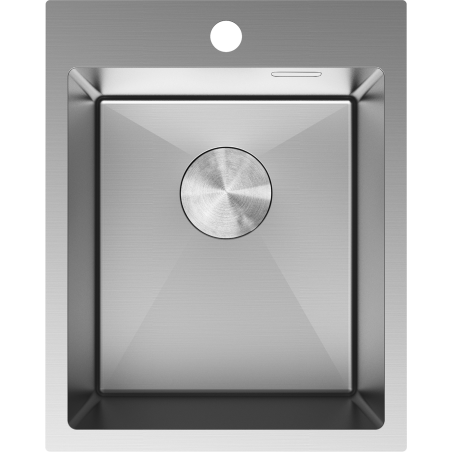 Mexen Solix plieninė kriauklė 1-kamerinė 400 x 500 mm, inox - 6406401000-01