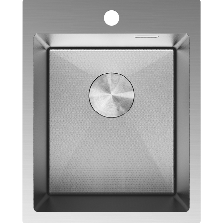 Mexen Solix nerūdijančio plieno plautuvė 1 skyrius 400 x 500 mm, inox HC - 6406401000-01HC