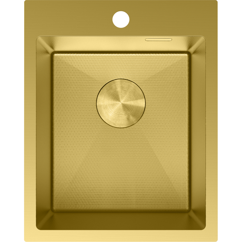 Mexen Solix nerūdijančio plieno kriauklė 1 skyrius 400 x 500 mm, auksinė HC - 6406401000-55HC