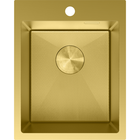 Mexen Solix nerūdijančio plieno kriauklė 1 skyrius 400 x 500 mm, auksinė HC - 6406401000-55HC