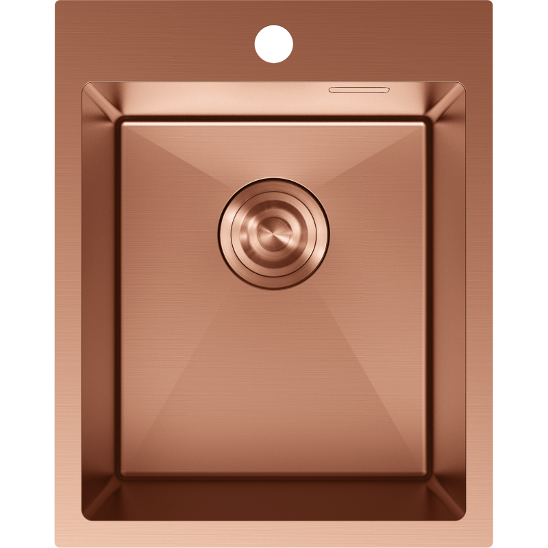 Mexen Solix plieninė vienos kameros kriauklė 400 x 500 mm, varis - 6406401000-65