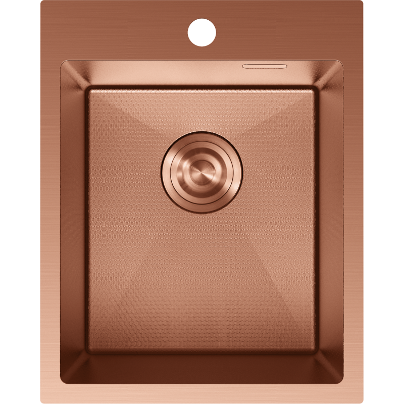 Mexen Solix nerūdijantis plieninis vienos kameros kriauklė 400 x 500 mm, varis HC - 6406401000-65HC