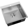 Mexen Solix nerūdijančio plieno plautuvė 1-skyrius 500 x 500 mm, inox - 6407501000-01