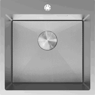 Mexen Solix plieninis vienaaukščiamas kriauklė 500 x 500 mm, inox HC - 6407501000-01HC