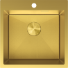 Mexen Solix nerūdijančio plieno 1 kamerinis kriauklė 500 x 500 mm, auksinė HC - 6407501000-55HC