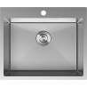 Mexen Solix plieninė kriauklė 1 skyrius 600 x 500 mm, inox - 6408601000-01