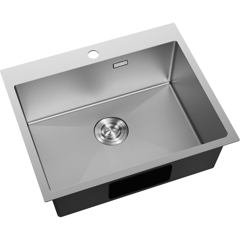 Mexen Solix nerūdijančio plieno kriauklė, vienos kameros 600 x 500 mm, inox HC - 6408601000-01HC