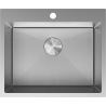 Mexen Solix nerūdijančio plieno vienos kameros kriauklė 600 x 500 mm, inox HC - 6408601000-01HC
