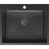 Mexen Solix plieninė plautuvė, 1 skyrius, 600 x 500 mm, juoda - 6408601000-70