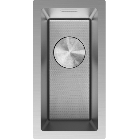 Mexen Trixo plieninė virtuvės kriauklė su viena kamera 230 x 440 mm, inox HC - 6411221000-01HC