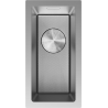 Mexen Trixo nerūdijančio plieno virtuvinis kriauklė 1-kamerinis 230 x 440 mm, inox HC - 6411221000-01HC