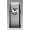 Mexen Trixo nerūdijančio plieno virtuvinis kriauklė 1-kamerinis 230 x 440 mm, inox HC - 6411221000-01HC