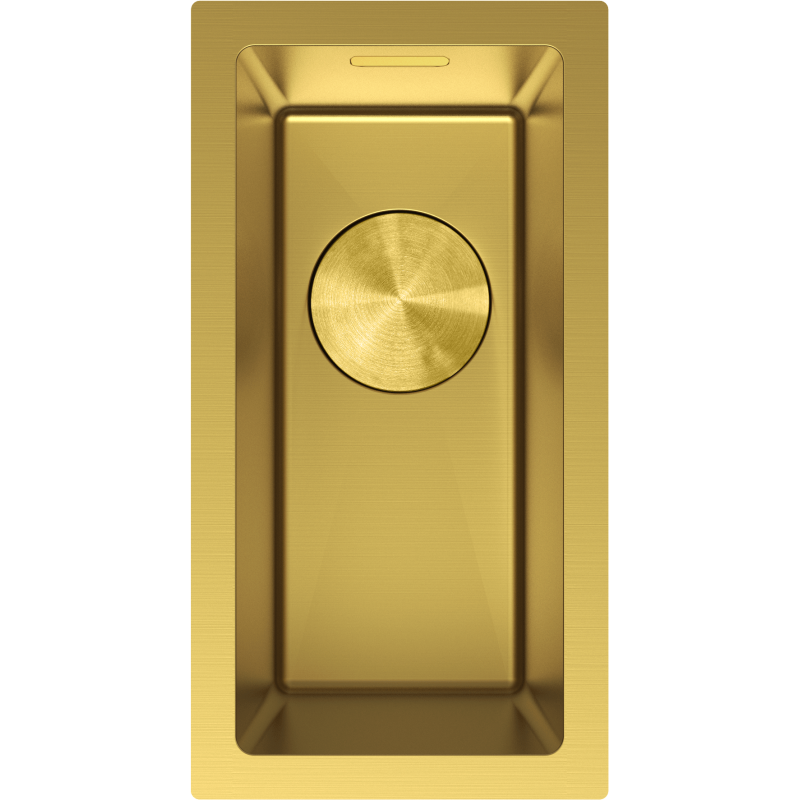 Mexen Trixo plieninė virtuvinė kriauklė, 1 skyrius, 230 x 440 mm, auksinė - 6411221000-55