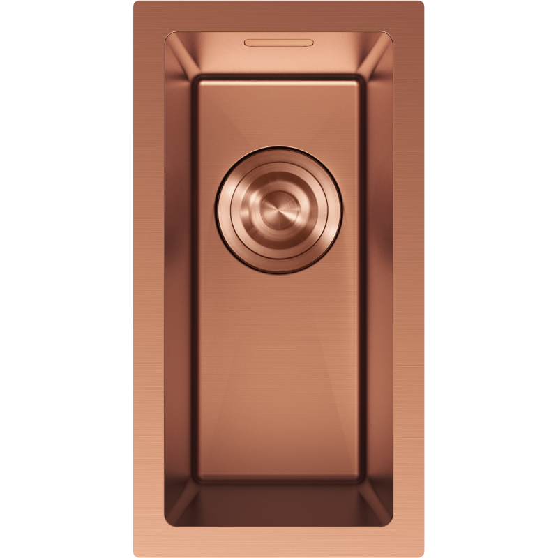 Mexen Trixo plieninė virtuvės kriauklė su viena talpa 230 x 440 mm, varinė - 6411221000-65