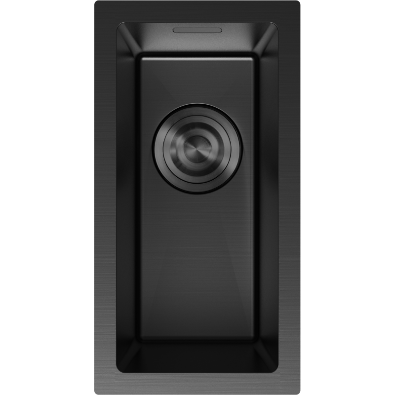 Mexen Trixo nerūdijantis plieninis virtuvės kriauklė 1 skyrium 230 x 440 mm, juoda - 6411221000-70