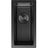 Mexen Trixo plieninė kriauklė su viena kamera 230 x 440 mm, juoda - 6411221000-70