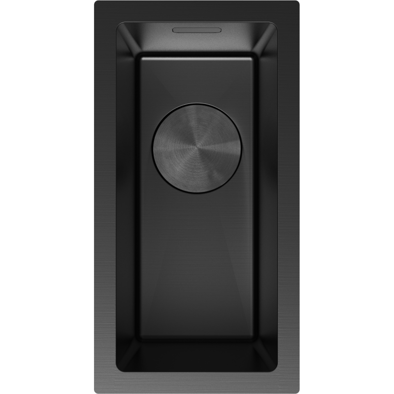 Mexen Trixo nerūdijantis plieninis virtuvės kriauklė 1 skyrium 230 x 440 mm, juoda - 6411221000-70