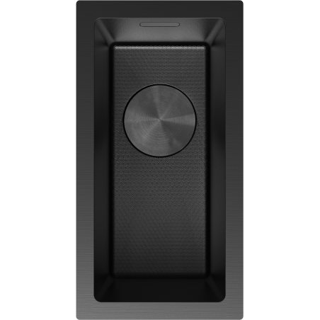 Mexen Trixo plieninė vienos kompo zlevo plaunamoji 230 x 440 mm, juoda HC - 6411221000-70HC