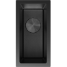 Mexen Trixo plieninė vienos kameros plautuvė 230 x 440 mm, juoda HC - 6411221000-70HC