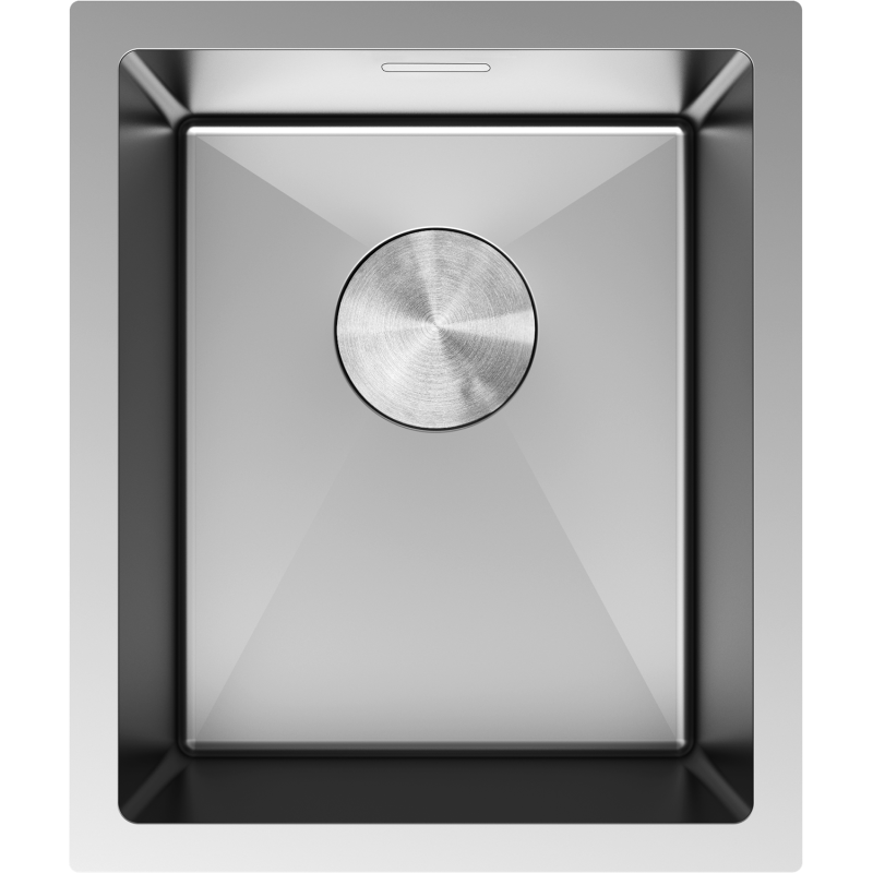 Mexen Trixo plieninė plautuvė, 1 kamera, 370 x 440 mm, inox - 6412371000-01