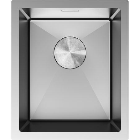 Mexen Trixo plieninė plautuvė, 1 kamera, 370 x 440 mm, inox - 6412371000-01