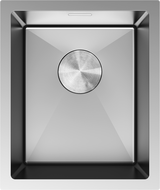 Mexen Trixo nerūdijančio plieno vienos kameros praustuvas 370 x 440 mm, inox - 6412371000-01