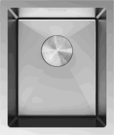 Mexen Trixo plieninė plautuvė, 1 kamera, 370 x 440 mm, inox - 6412371000-01