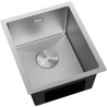 Mexen Trixo plieninė plautuvė, 1 kamera, 370 x 440 mm, inox - 6412371000-01