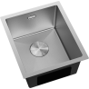 Mexen Trixo nerūdijančio plieno vienos kameros kriauklė 370 x 440 mm, inox HC - 6412371000-01HC