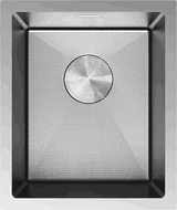 Mexen Trixo nerūdijančio plieno 1 skyrelio plautuvė 370 x 440 mm, inox HC - 6412371000-01HC