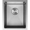 Mexen Trixo nerūdijančio plieno vienos kameros kriauklė 370 x 440 mm, inox HC - 6412371000-01HC