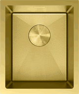 Mexen Trixo plieninė kriauklė, 1 skyrius, 370 x 440 mm, auksinė HC - 6412371000-55HC