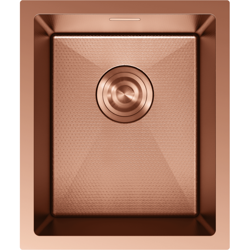 Mexen Trixo plieninė kriauklė vienos kameros 370 x 440 mm, varis HC - 6412371000-65HC