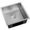 Mexen Trixo plieninė virtuvės kriauklė 1-skyrelis 440 x 440 mm, inox - 6413441000-01