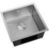 Mexen Trixo nerūdijančio plieno plautuvė 1 dubuo 440 x 440 mm, inox HC - 6413441000-01HC